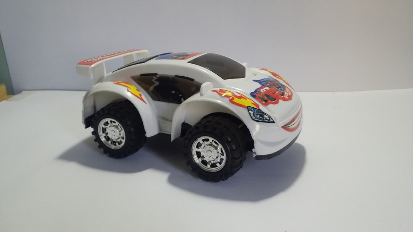 Colorful Desert Sports Car Toy with Large Tyres