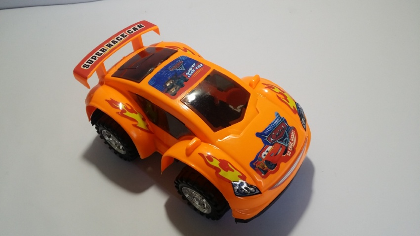 Colorful Desert Sports Car Toy with Large Tyres