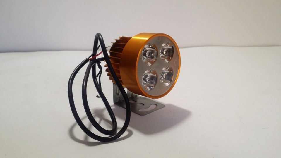 4 LED Fog Lights - Pack of 2 - For Cars and Motorcycles