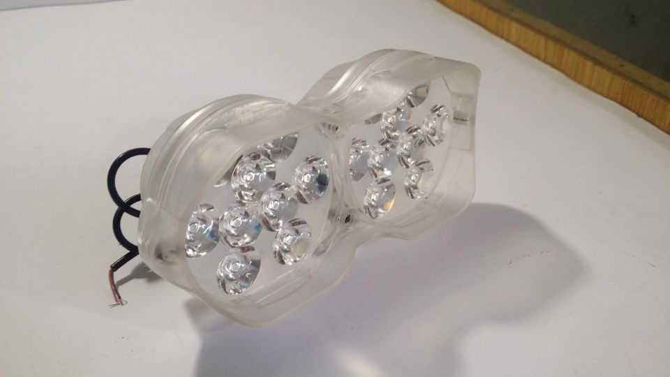 Colorful (White, Blue, Red) 18 LED Light - For Cars & Bikes