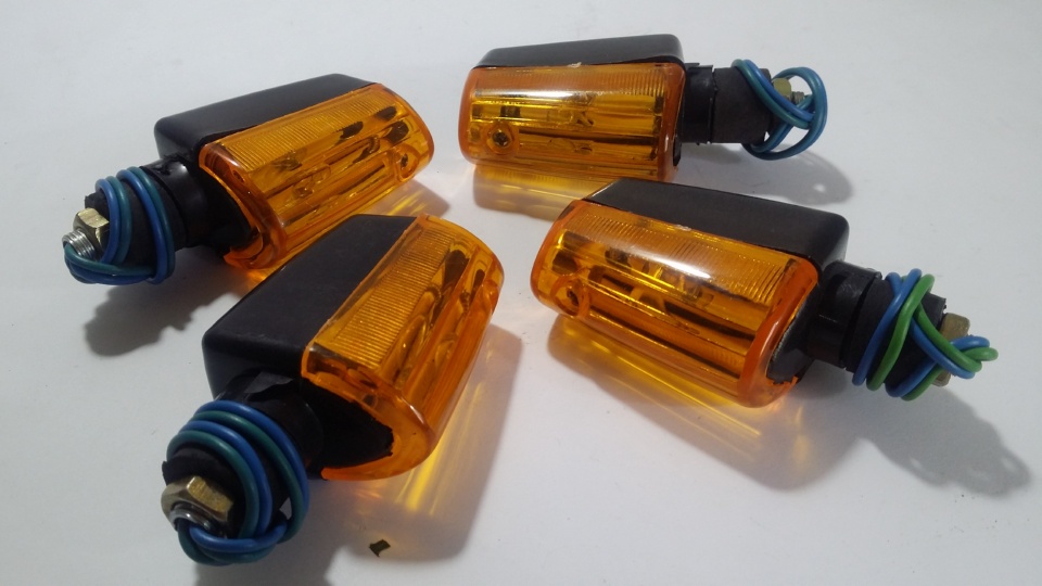 Orange Bright Bike Indicators - Style 2