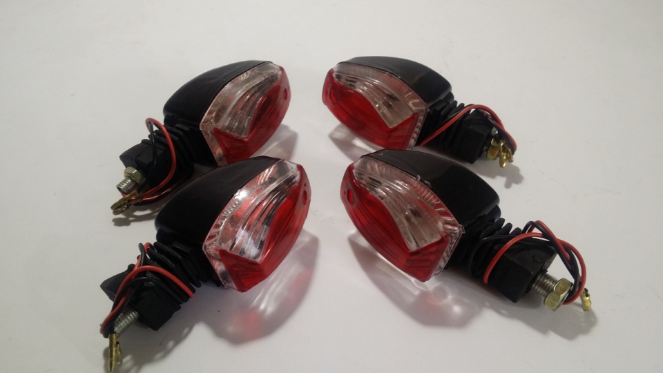 Red Bright Bike Indicators - Style 1