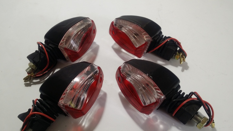 Red Bright Bike Indicators - Style 1