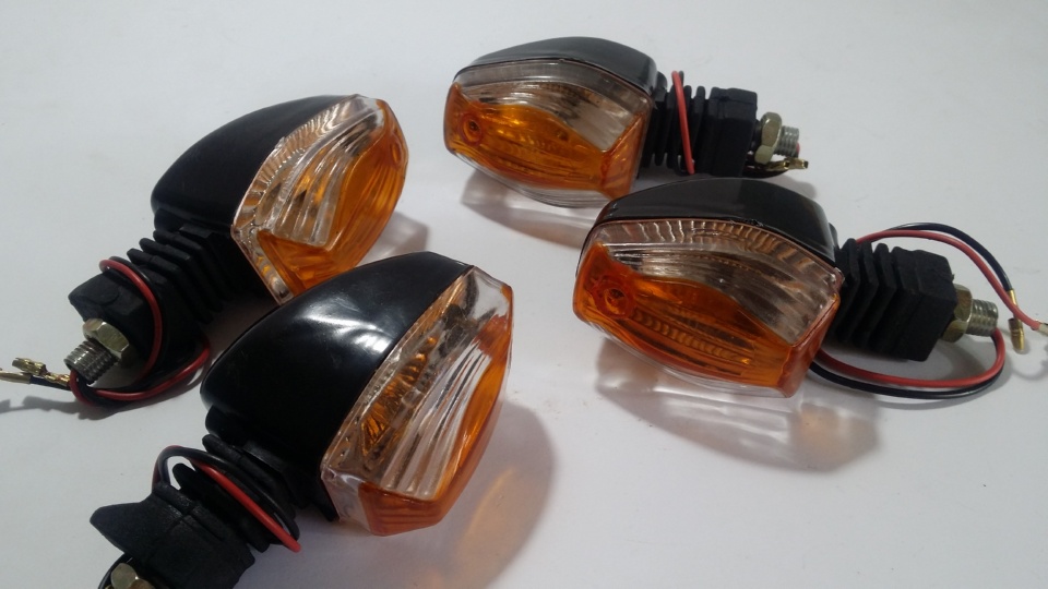 Orange Bright Bike Indicators - Style 1