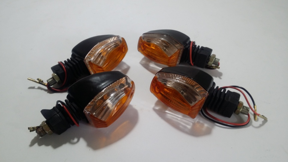 Orange Bright Bike Indicators - Style 1