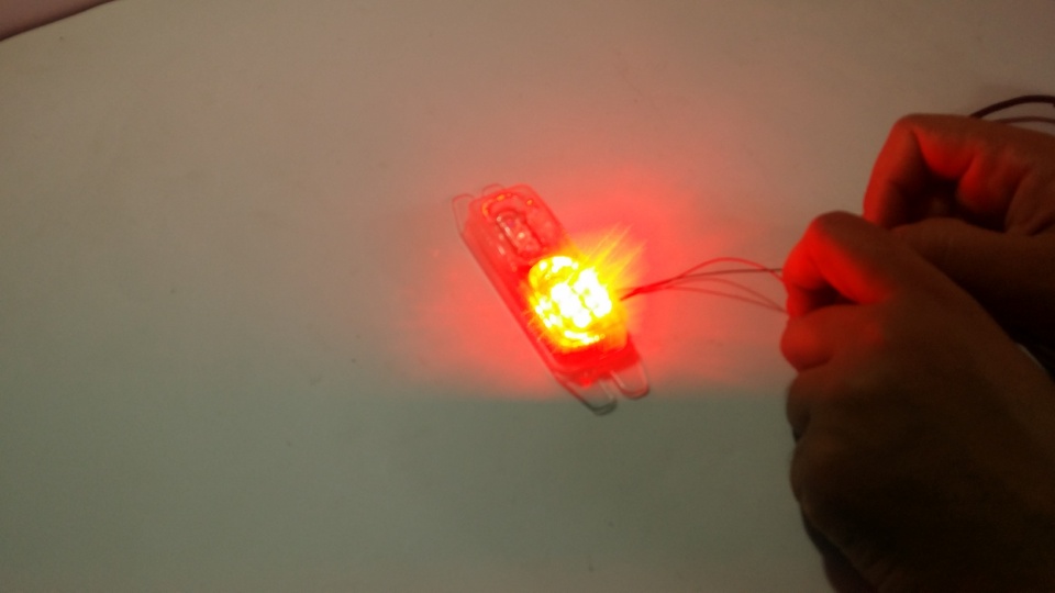 Red Blue Blinking Dolphin Lights - Small