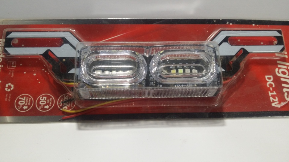 Colorful Universal Number Plate Lights