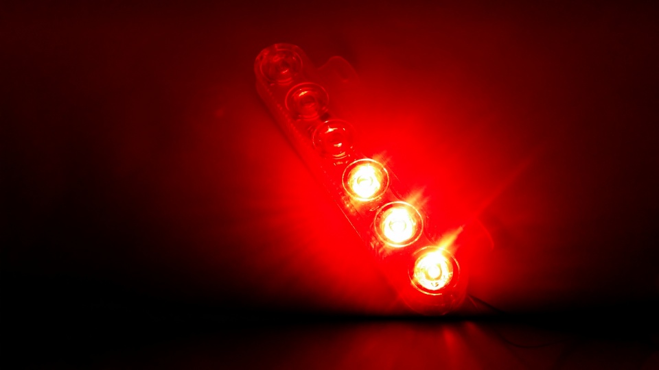 Red Blue Blinking Dolphin Lights - Large