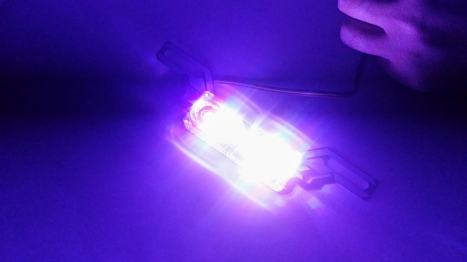 Colorful Universal Number Plate Lights