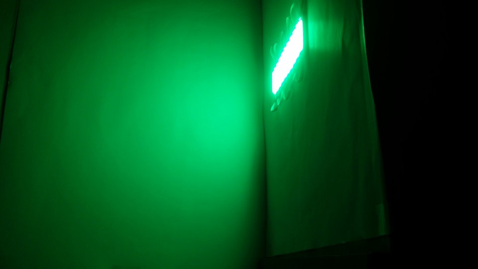 Universal Small LED Strip Lights - Green (4 Pieces)