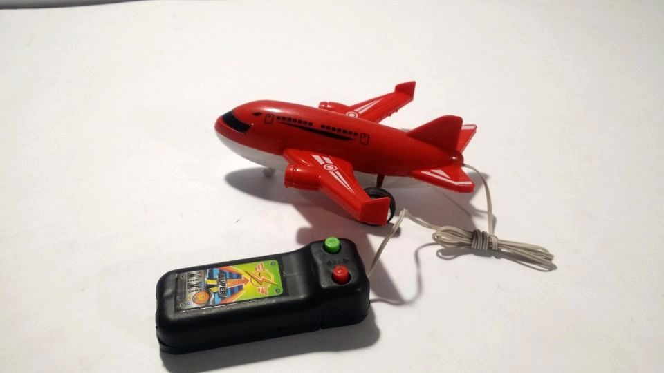 Wired Remote Control (RC) Toy Airplane
