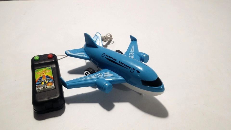 Wired Remote Control (RC) Toy Airplane