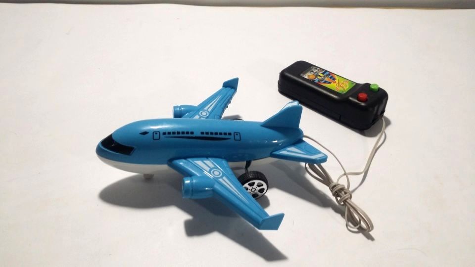 Wired Remote Control (RC) Toy Airplane