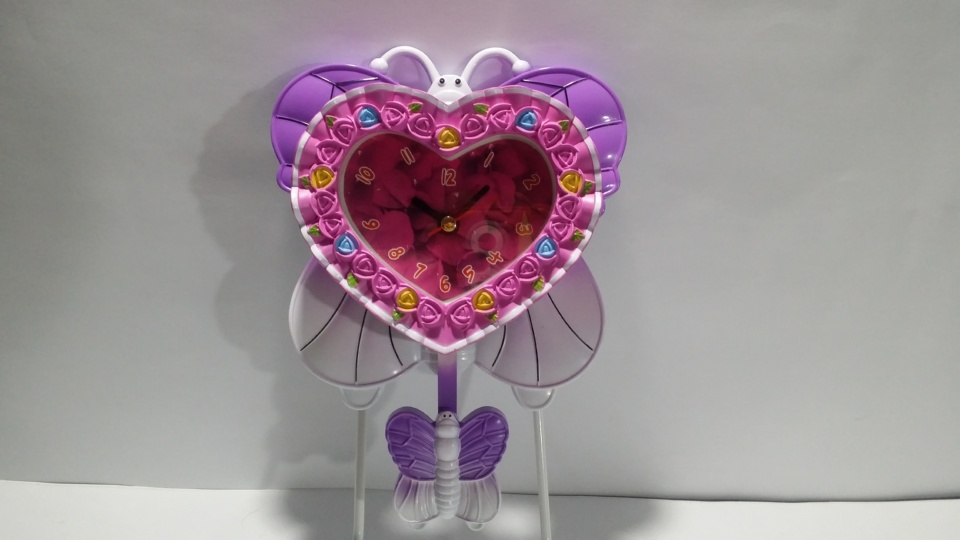 Cute Butterfly Pendulum Style Table Clock