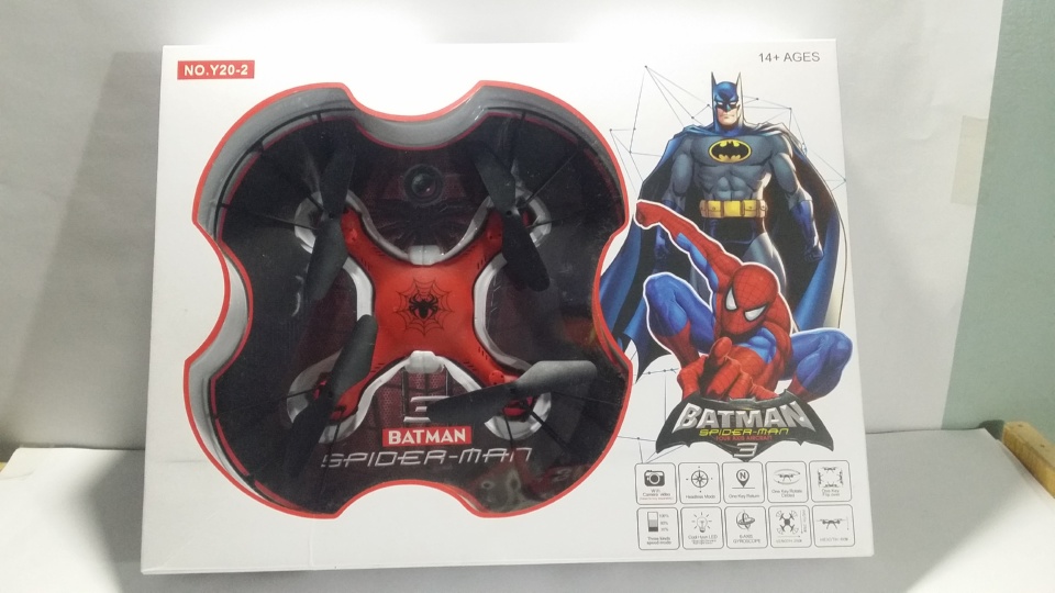 Cute Flying RC Spiderman Drone (Quadcopter)