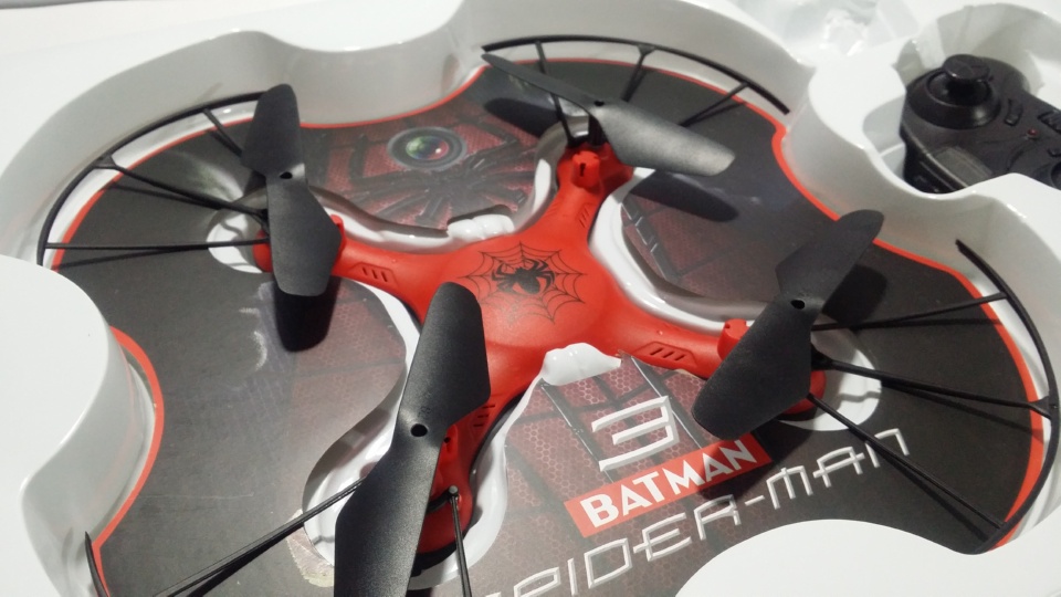 Cute Flying RC Spiderman Drone (Quadcopter)