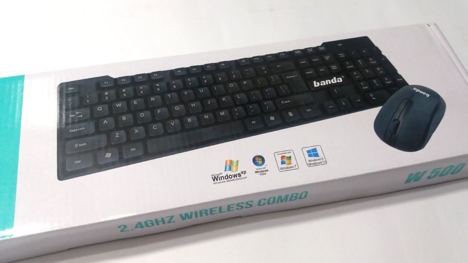 Stylish Banda W500 Wireless Keyboard & Mouse