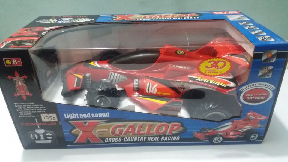 Formula 1 Style Sports Car Toy with Shocks (Chargeable)