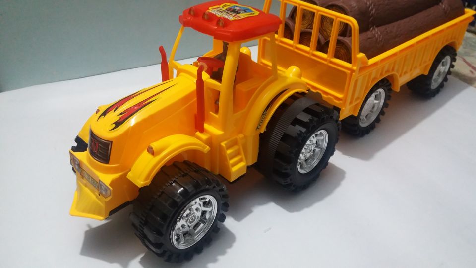 Mega Truck with Trailer Toy for Kids