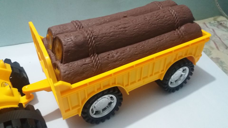 Mega Truck with Trailer Toy for Kids