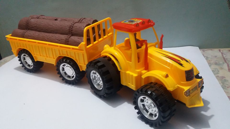 Mega Truck with Trailer Toy for Kids