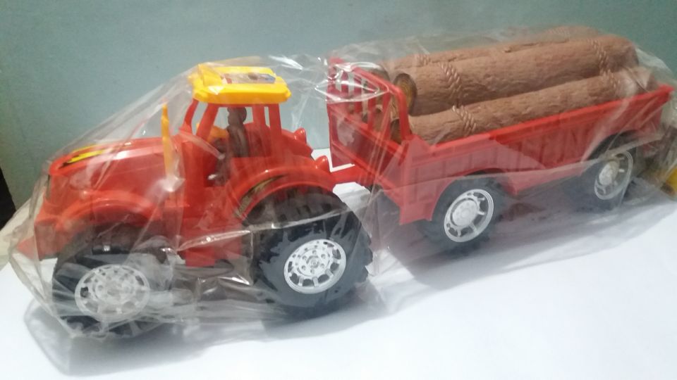 Mega Truck with Trailer Toy for Kids