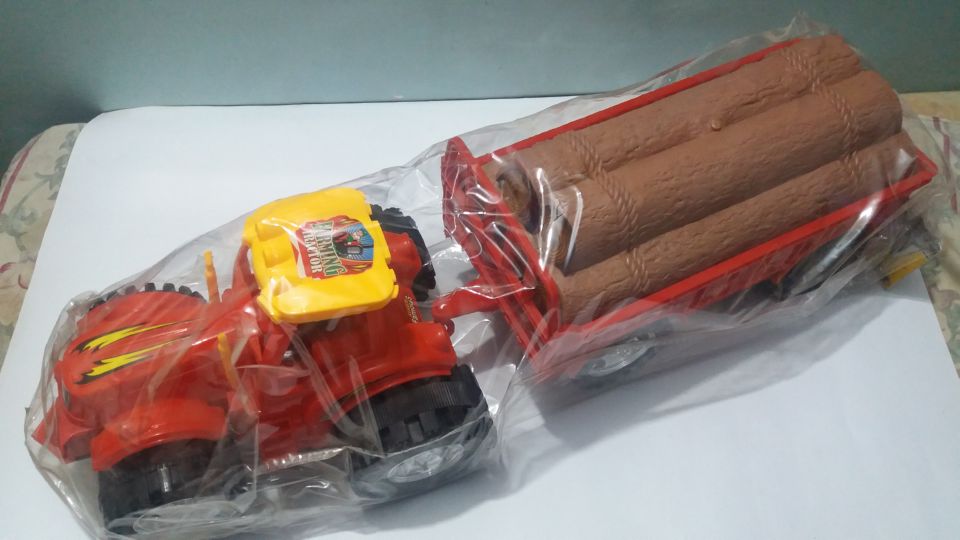Mega Truck with Trailer Toy for Kids