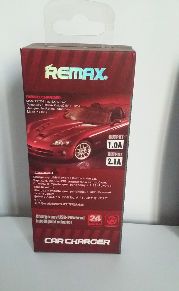 REMAX Car Phone Charger 2.1A - 2 USB Output