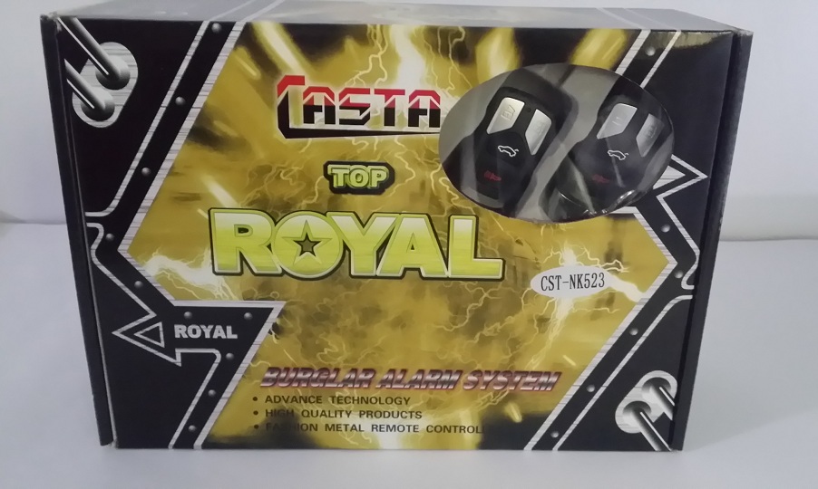 Royal Car Security Alarm and Immobilizer System - Style 1