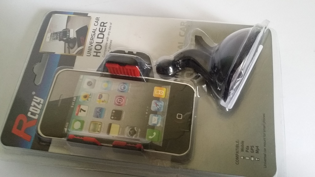 High Quality Universal Car Mobile Holder - Black