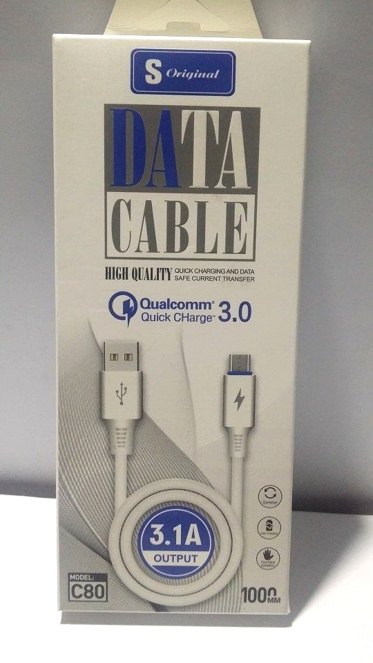 Qualcomm 3.0 Quick Charge Data Cable - 1 Meter