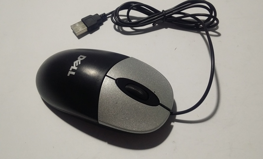 Dell Wired Mouse - Large Black