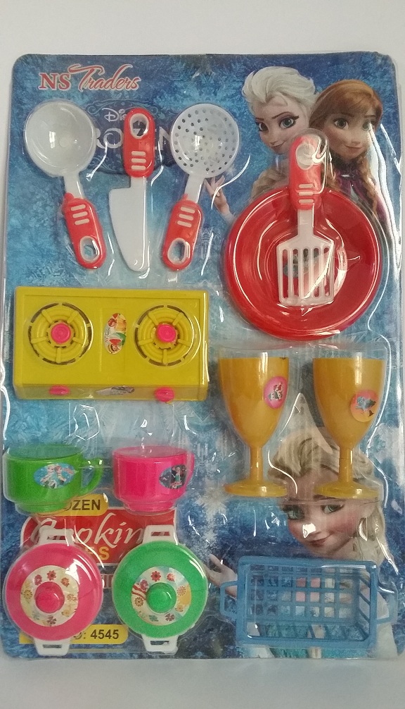 Beautiful Toy Kitchen Set for Girls - 13 Pieces