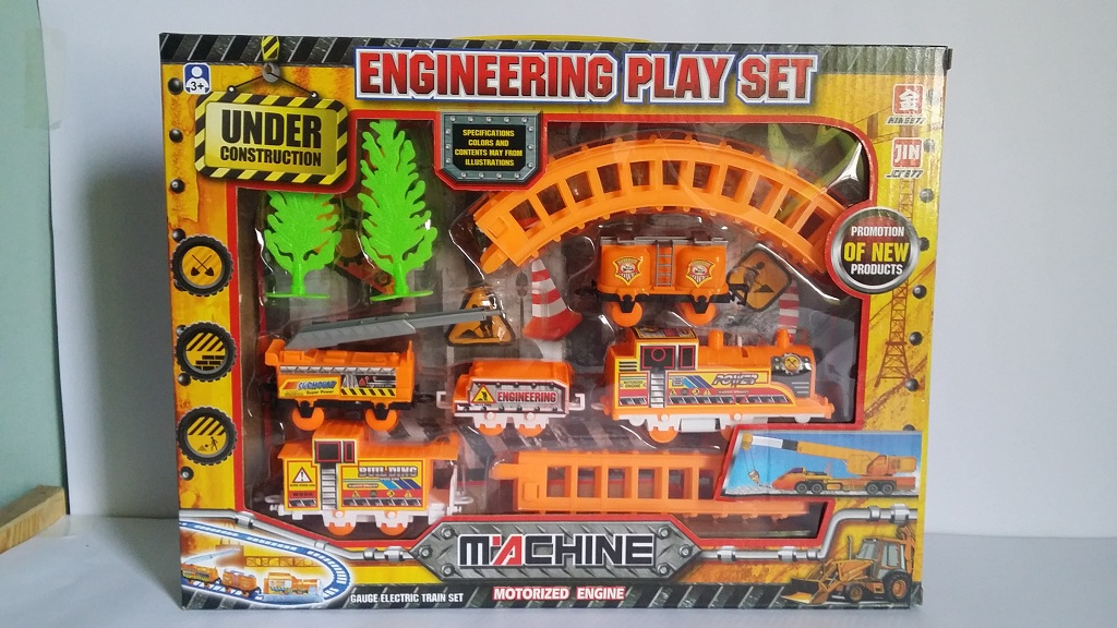 Engineering Themed High Quality Electronic Train Set