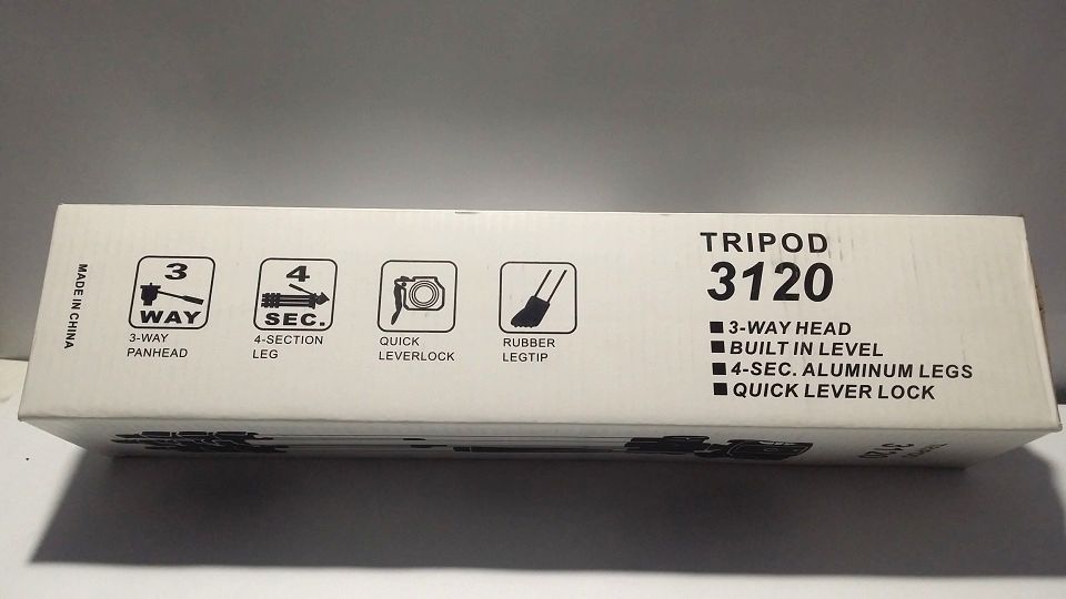 Adjustable Tripod for Camera & Mobile Phone - Black