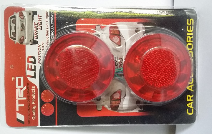 Toyota Corolla Rear Bumper Lights - Model 2008 to 2010