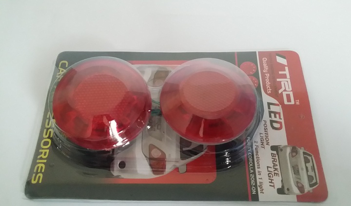 Toyota Corolla Rear Bumper Lights - Model 2008 to 2010