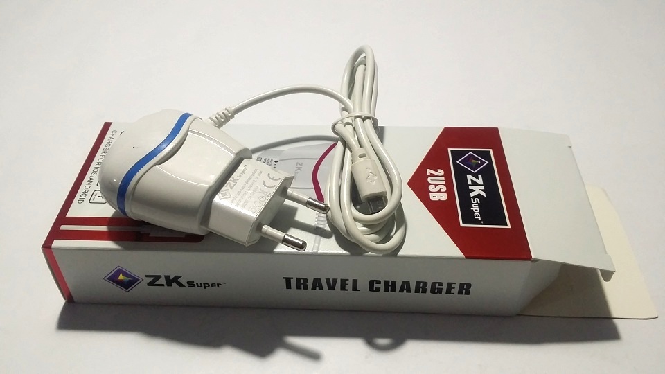 2 USB Plus 1 Cable 2.4A Mobile Charger - Type 2