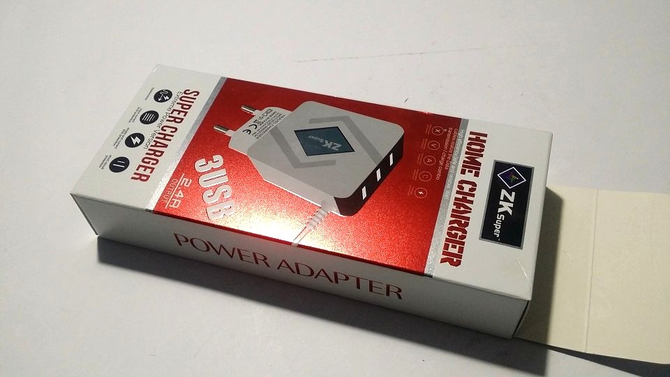 3 USB Plus 1 Cable 2.4A Mobile Charger