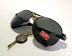 RayBan Replica Metal Frame Sunglasses - Black