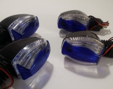 Blue Bright Bike Indicators - Style 1