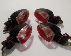 Red Bright Bike Indicators - Style 1