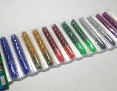 Colorful Glitter Tube Set - 12 Pieces - 6 Colors