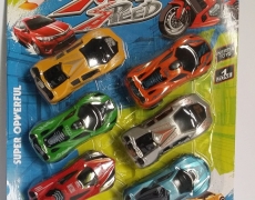 Pack of 6 Toy Cute Sports Cars