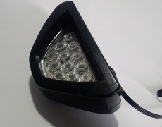 Universal Triangular Brake Light - White Style - 3 Wires