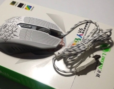 LIMEIDE V6 Gaming Mouse - White Grey