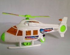 Model Toy Helicopter with Lights for Kids
