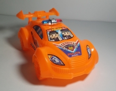 Cute Orange Police Sports Car with Light for Kids