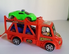 Toy Car Transport Truck Set with 2 Police Cars