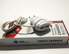 2 USB Plus 1 Cable 2.4A Mobile Charger - Type 2